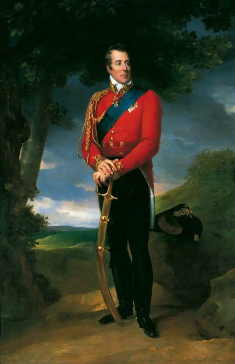 アーサー・ウェルズリー（1769年–1852年）、ウィンザー公爵、元帥および首相

Source:
Arthur Wellesley (1769–1852), 1er duc de Wellington, maréchal et Premier ministre - François Gérard
