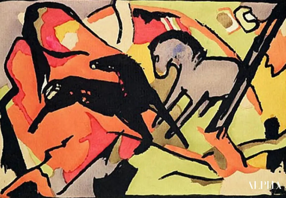 Arts plastiques - Franz Marc - Reproductions de tableaux et peintures haut de gamme