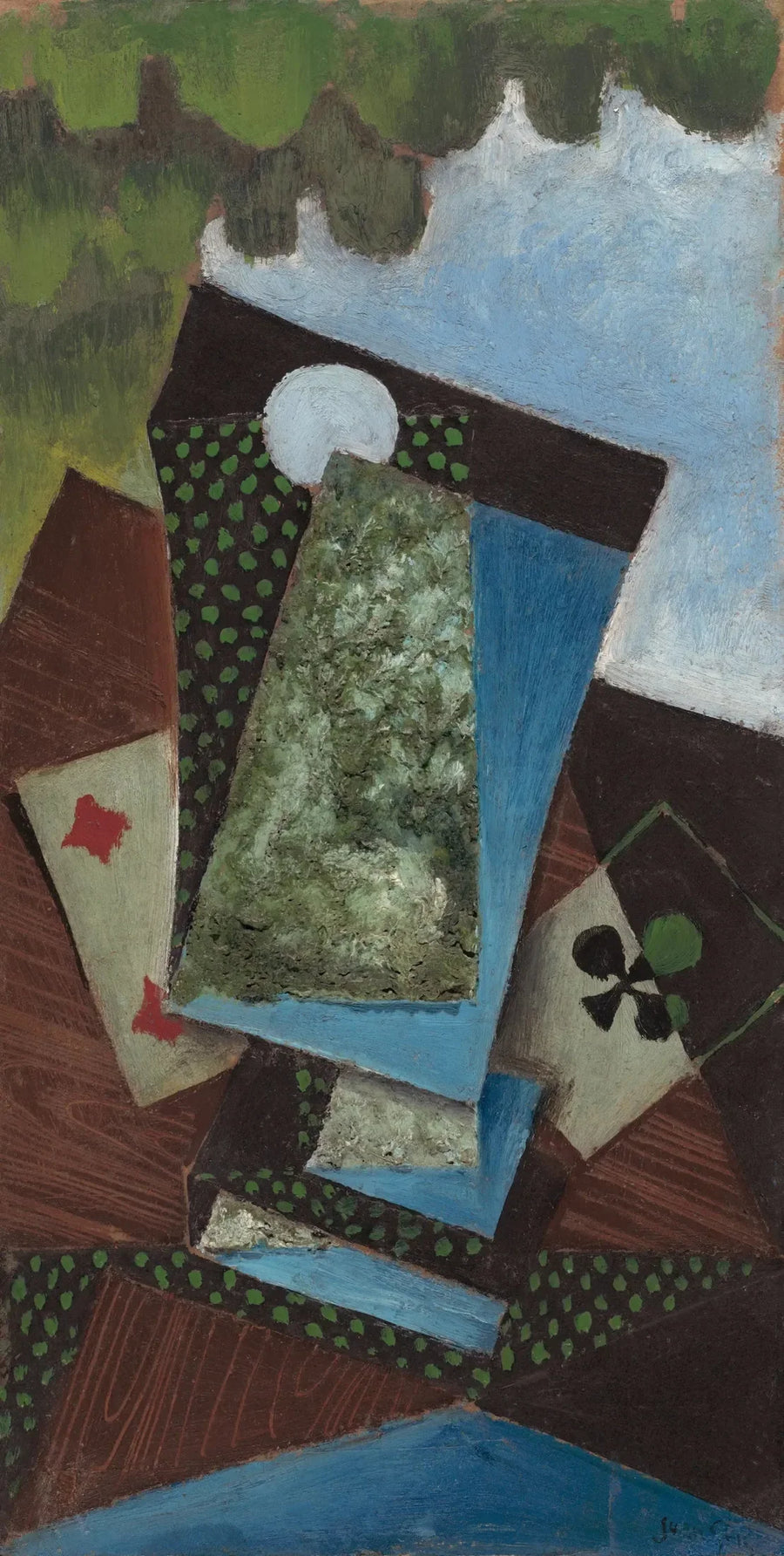 クローバーのエースとダイヤの四 - フアン・グリス

Source:
As de trèfle et quatre de carreau - Juan Gris