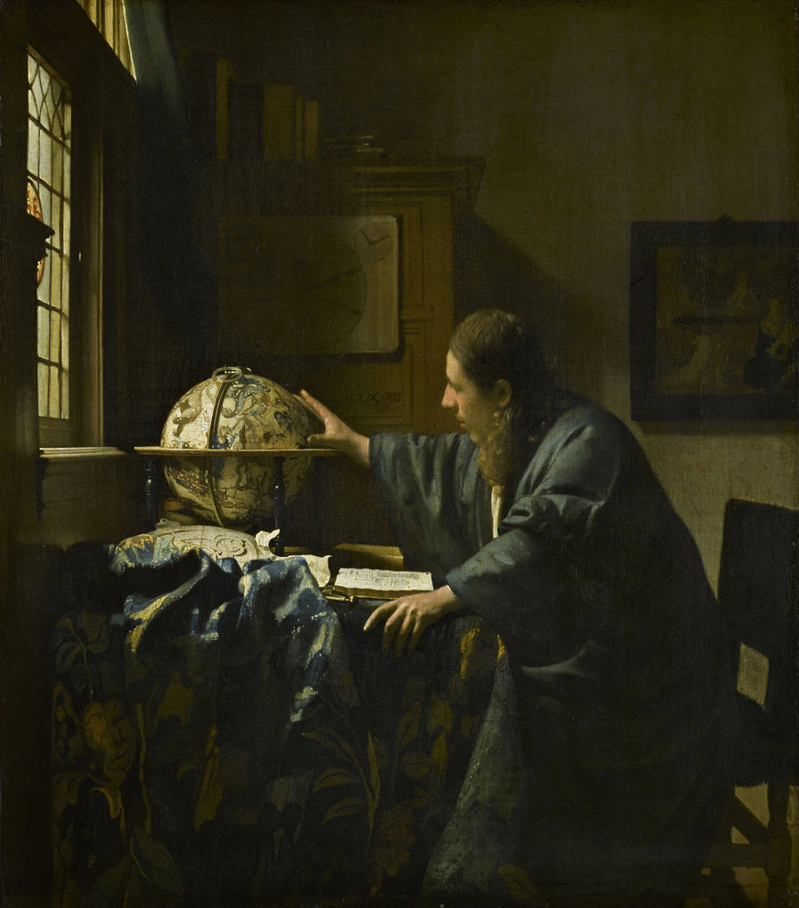 L’Astronome de Johannes Vermeer – reproduction peinture à l’huile sur toile