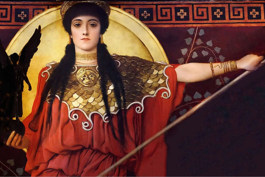 🛡️ アテナ（パラス・アテナの詳細） – グスタフ・クリムト（1898年頃）