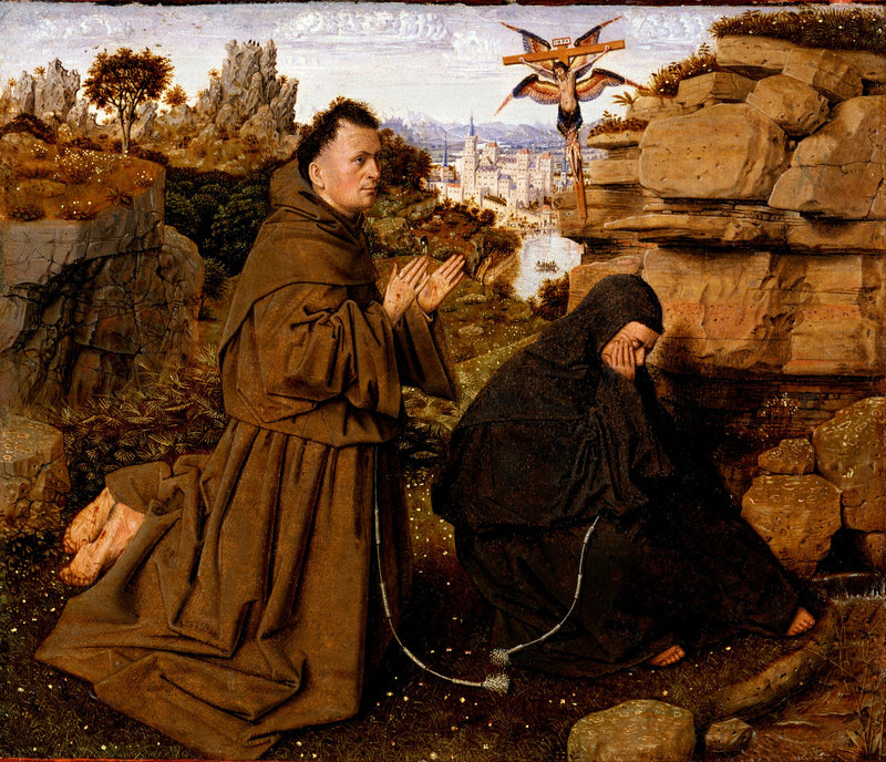Saint François recevant les stigmates - Jan van Eyck