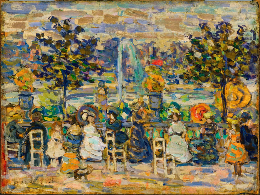 ルクセンブルク公園の庭 - モーリス・プリンダーギャスト

Source:
Au Jardin du Luxembourg - Maurice Prendergast