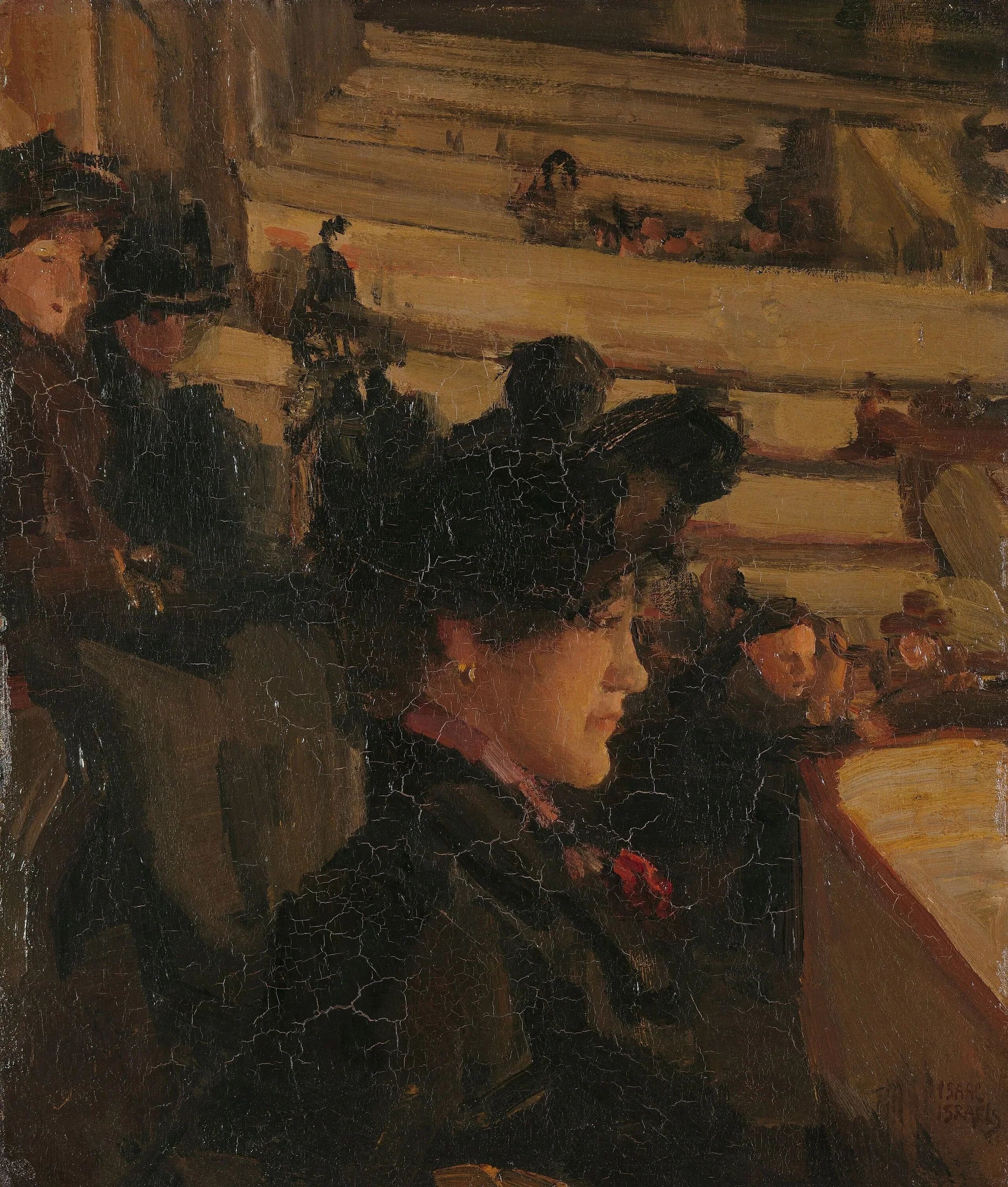 Au théâtre - Isaac Israëls image 1 reproduction d’œuvre d’art à l’huile