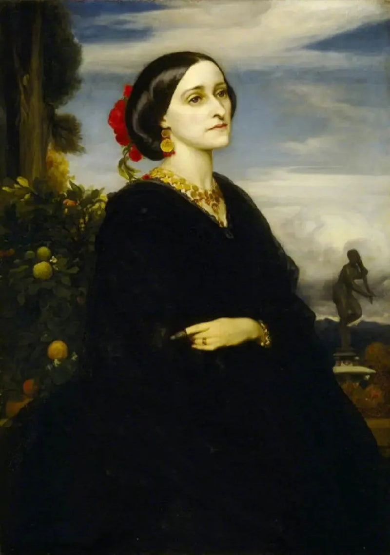 オーガスタ・フランシス・イースト、レディ・ホアール（1903年没） - フレデリック・レイトン

Source:
Augusta Frances East, Lady Hoare (décédée en 1903) - Frederic Leighton