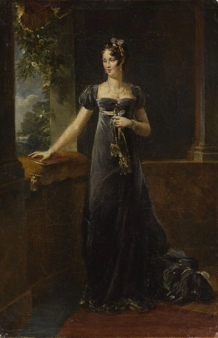 オーギュスト＝アメリ・ド・バヴィエール、イタリア副王 - フランソワ・ジェラール

Source:
Auguste-Amélie de Bavière, vice-reine d'Italie - François Gérard