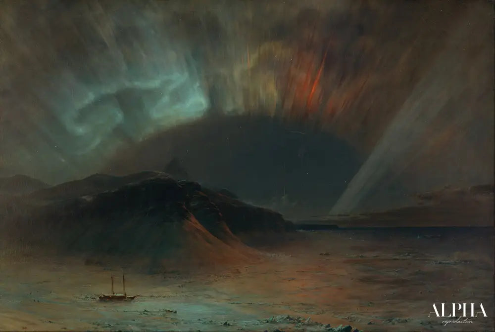 Aurora Borealis - Frederic Edwin Church - Reproductions de tableaux et peintures haut de gamme