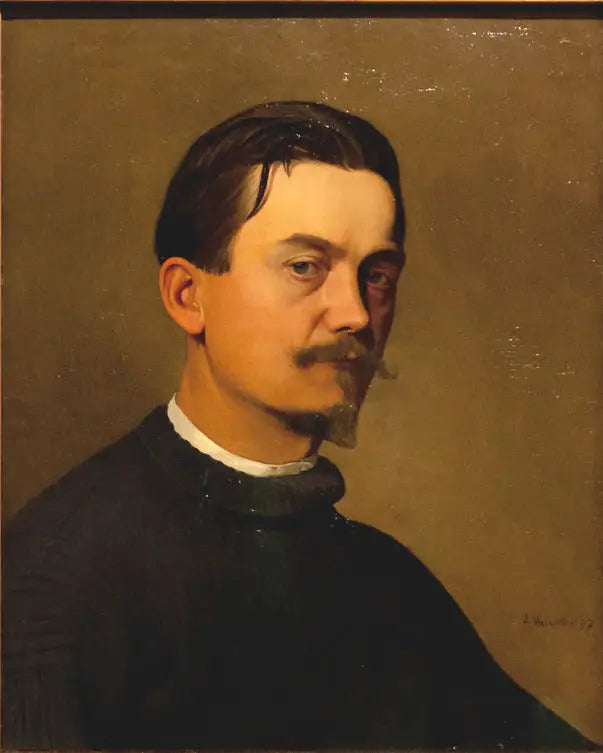 自己肖像、1897年 - フェリックス・ヴァロトン

Source:
Autoportrait, 1897 - Félix Vallotton