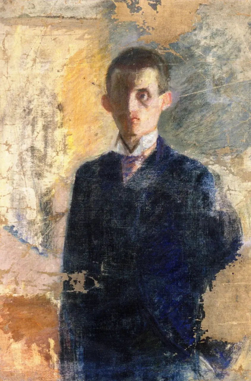 Autoportrait - Edvard Munch image 1 tableau peint à l’huile sur toile