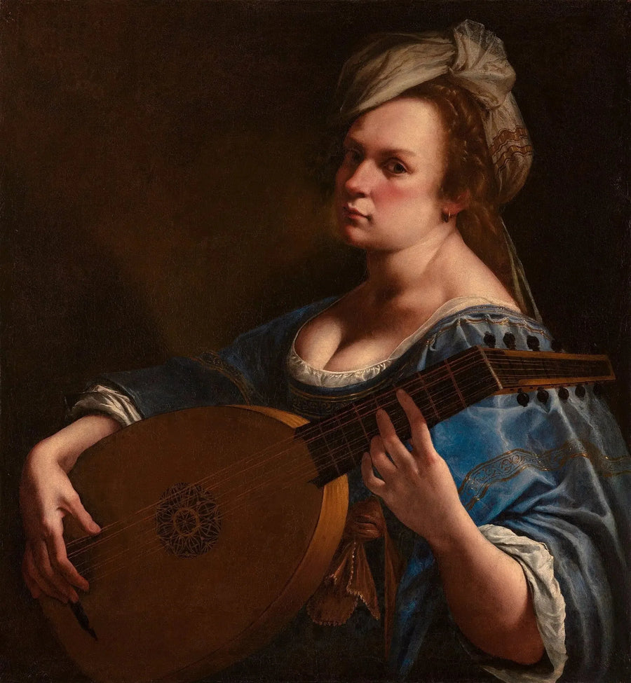 自画像：リュート奏者 - アルテミシア・ジェンティレスキ

Source:
Autoportrait en joueuse de luth - Artemisia Gentileschi