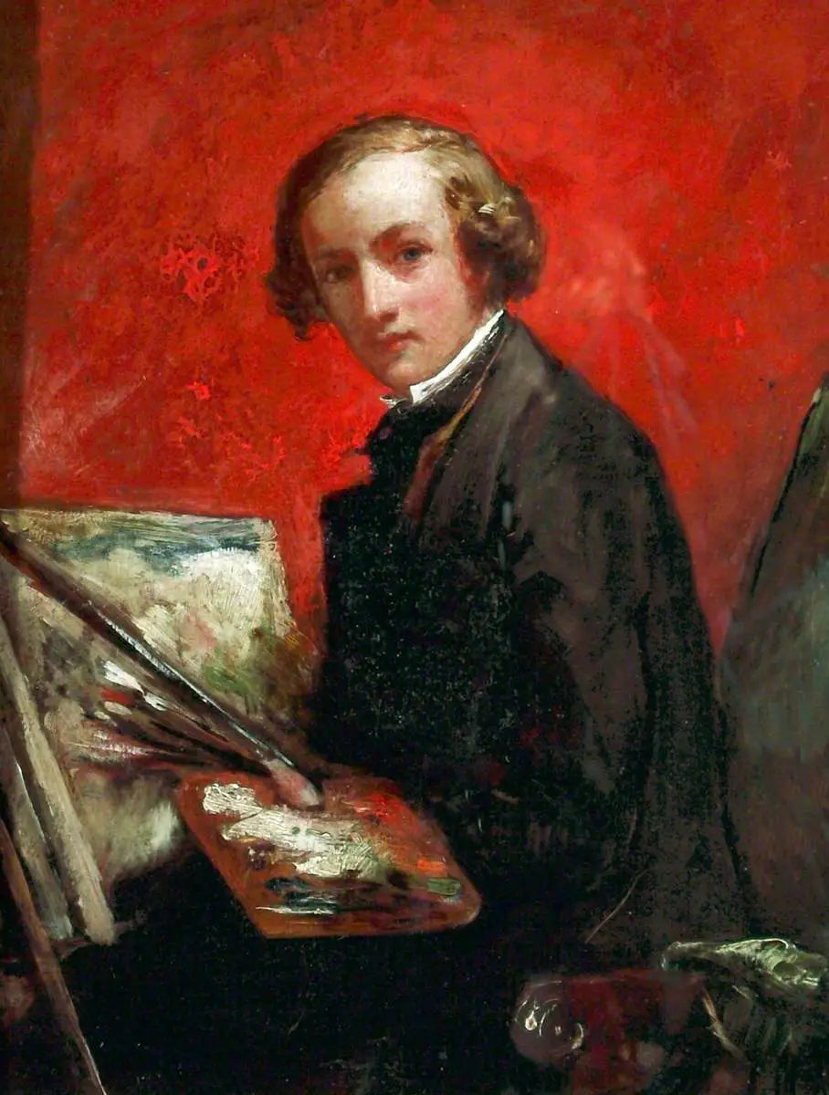 Autoportrait - John Everett Millais image 1 copie peinte à la main à l’huile