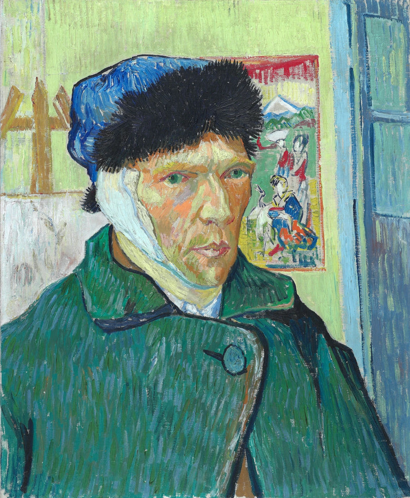 包帯を巻いた耳の自画像 - Vincent van Gogh