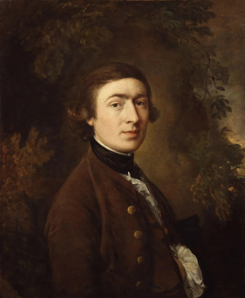 Autoportrait - Thomas Gainsborough image 1 copie de tableau peinte à la main