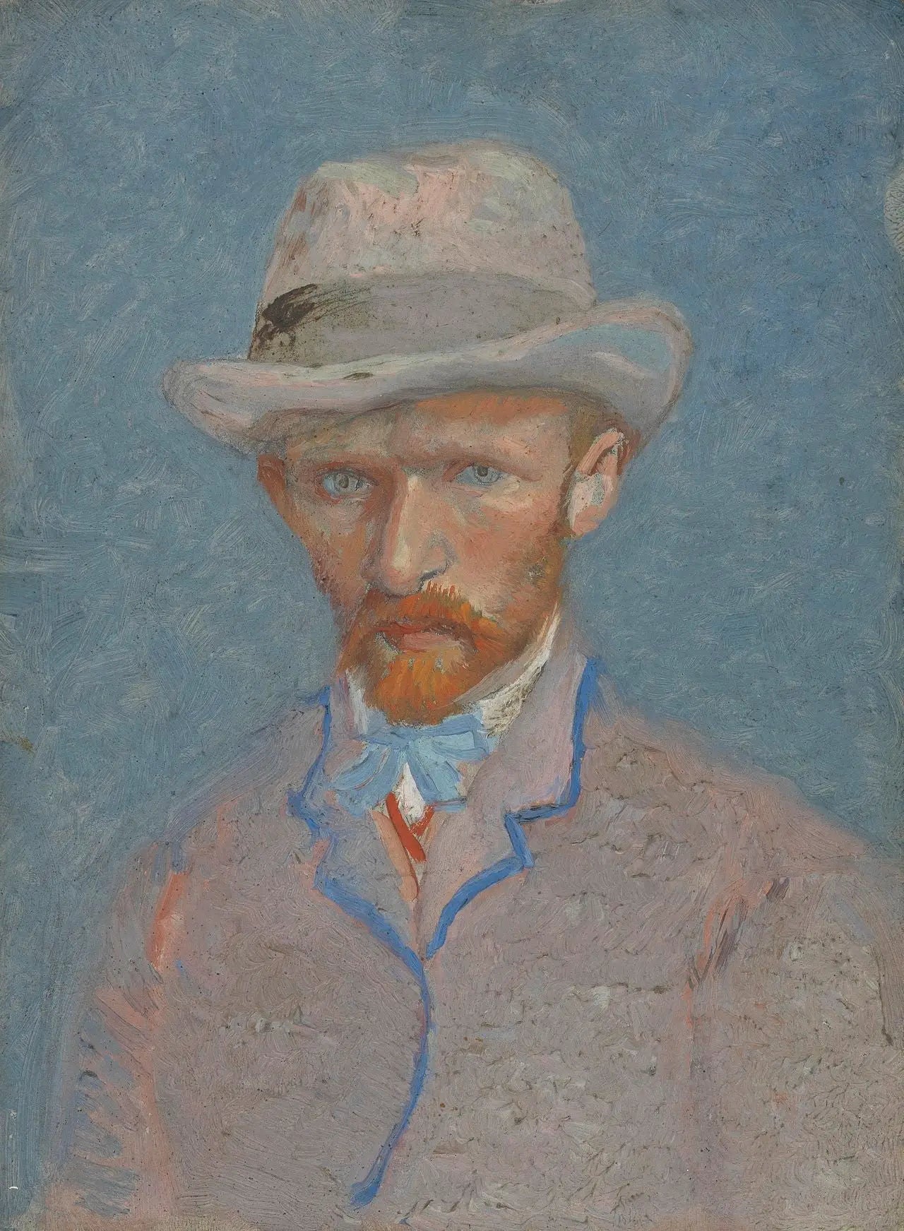 Autoportrait - Vincent van Gogh image 1 reproduction artisanale de tableau