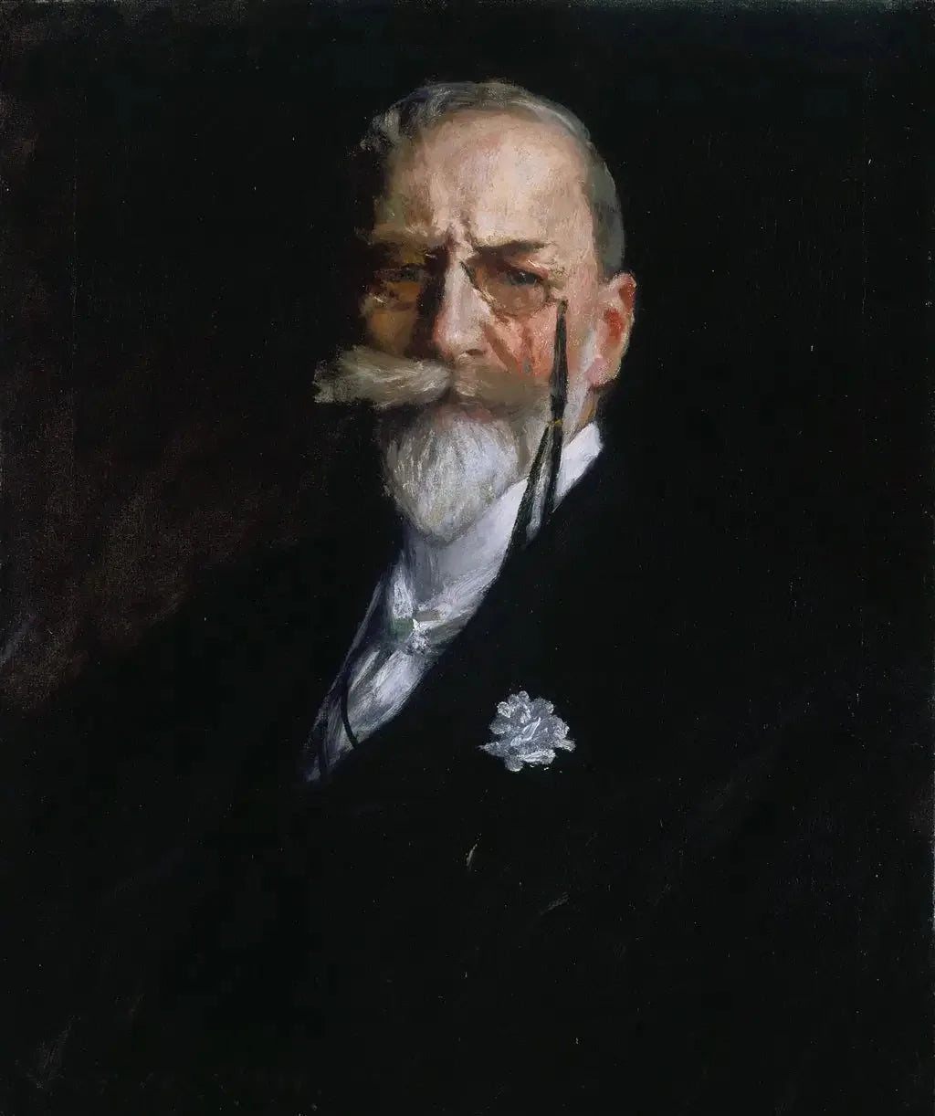 Autoportrait - William Merritt Chase image 1 copie de tableau peinte à la main