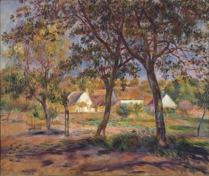 Aux alentours de Pont-Aven - Pierre-Auguste Renoir image 1 reproduction artisanale de tableau