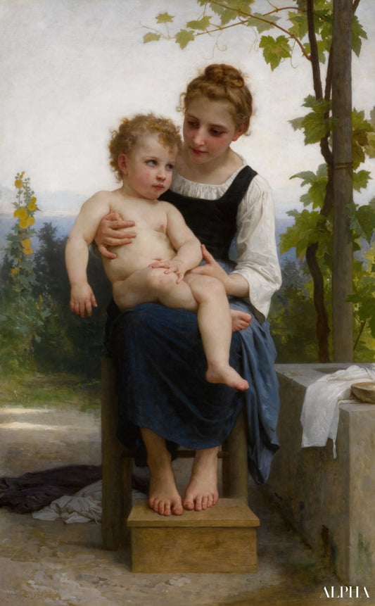 Avant le bain - William Bouguereau Reproductions de tableaux à la peinture à l’huile
