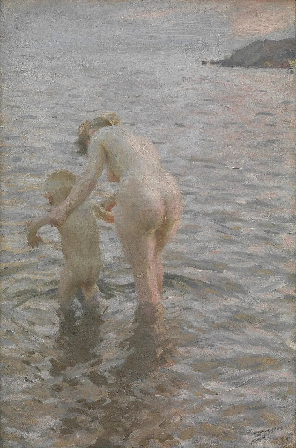 Avec sa mère - Anders Zorn - Alpha Reproduction