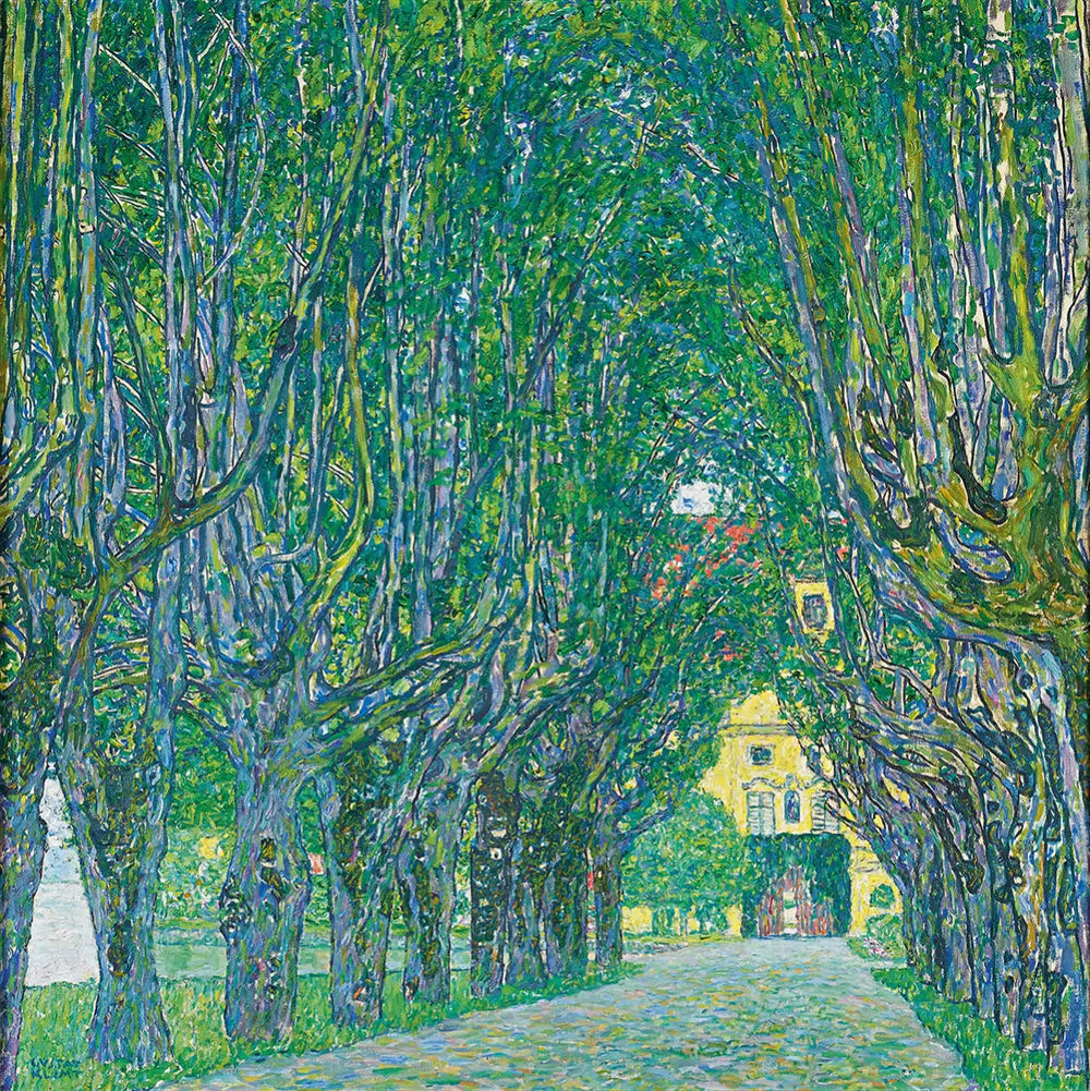Avenue dans le parc de Schloss Kammer - Gustav Klimt image 1 reproduction d’œuvre d’art à l’huile