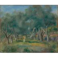 Avenue des Oliviers - Pierre-Auguste Renoir image 1 copie de tableau peinte à la main
