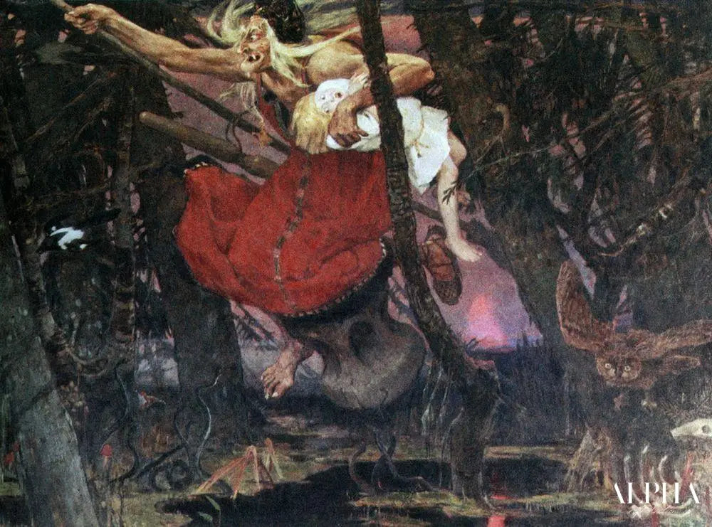 Baba Yaga - Viktor Vasnetsov - Reproductions de tableaux et peintures haut de gamme