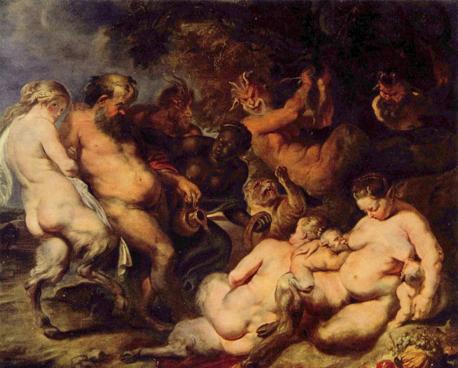 bacchanales - Peter Paul Rubens image 1 reproduction de peinture à l’huile