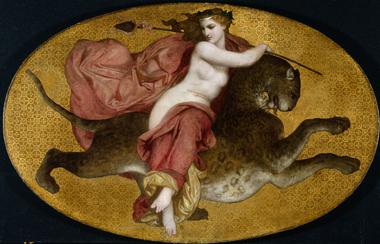 Bacchante sur une panthère - Bouguereau
