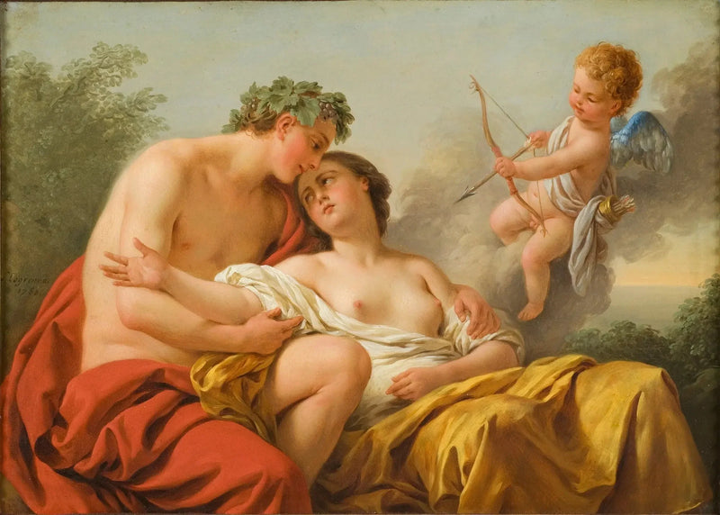 バッカスとアリアン - ルイ・ジャン・フランソワ・ラグレネ

Source:
Bacchus et Ariane - Louis Jean François Lagrenée