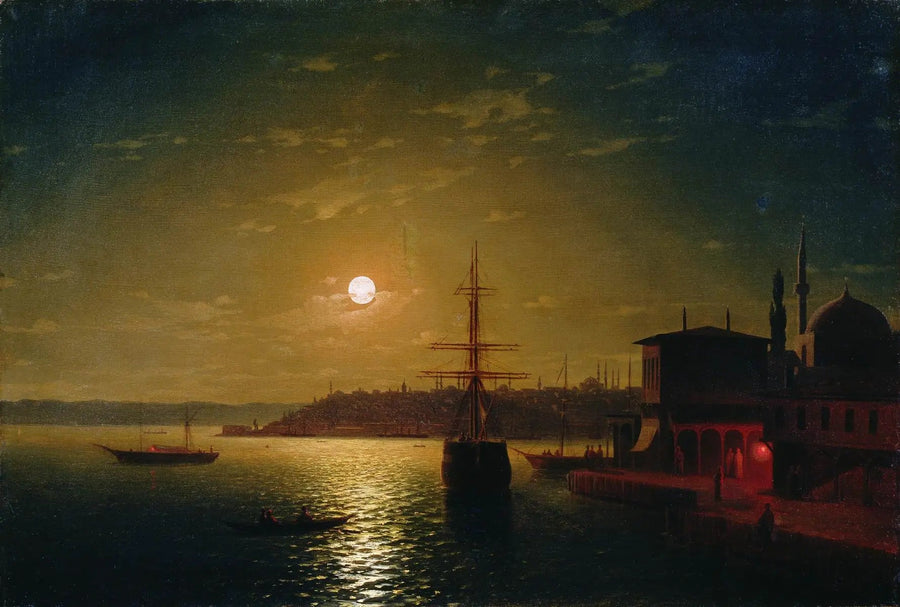 トルコの黄金角湾 - イワン・アイヴァゾフスキー

Source:
Baie de la Corne d'Or en Turquie - Ivan Aïvazovski