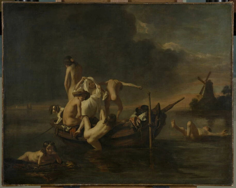 La Baignade - Nicolaes Maes