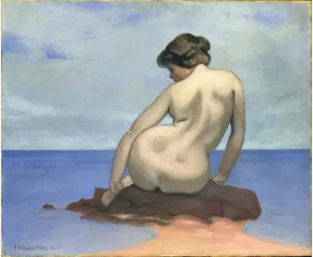 岩の上に座る浴女 - フェリックス・ヴァロトン

Source:
Baigneuse assise sur un rocher - Félix Vallotton