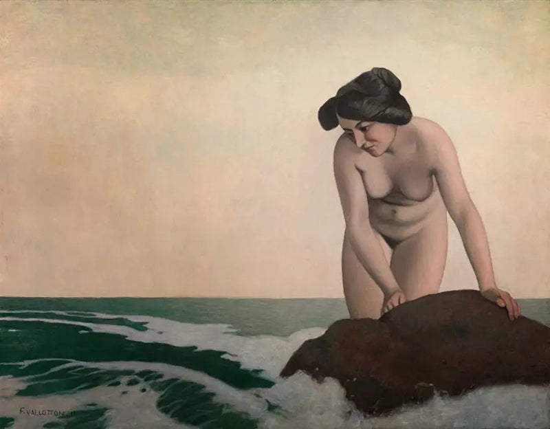 岩の上のバニューズ - フェリックス・ヴァロトン

Source:
Baigneuse au rocher - Félix Vallotton