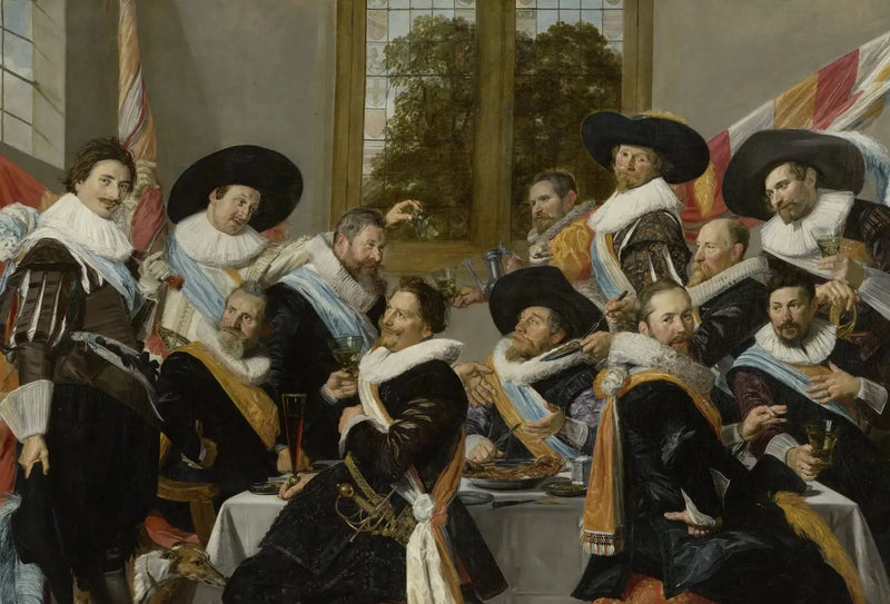 サン・アドリアン弓兵隊将校の宴 - フランス・ハルス

Source:
Banquet des officiers du corps des archers de Saint-Adrien - Frans Hals