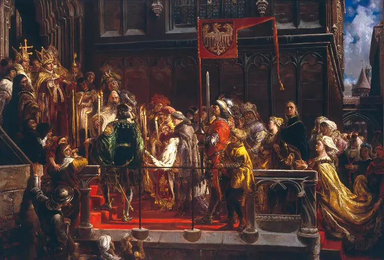 ラディスラス・ド・ヴァルナの洗礼 1425年2月18日 - ヤン・マテイコ

Source:
Baptême de Ladislas de Varna 18.II.1425. - Jan Matejko