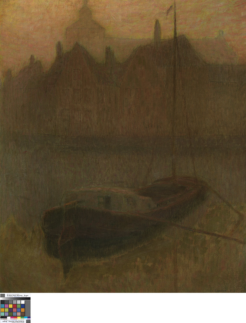 Barque sur le Canal (matin) - Henri Le Sidaner - Alpha Reproduction