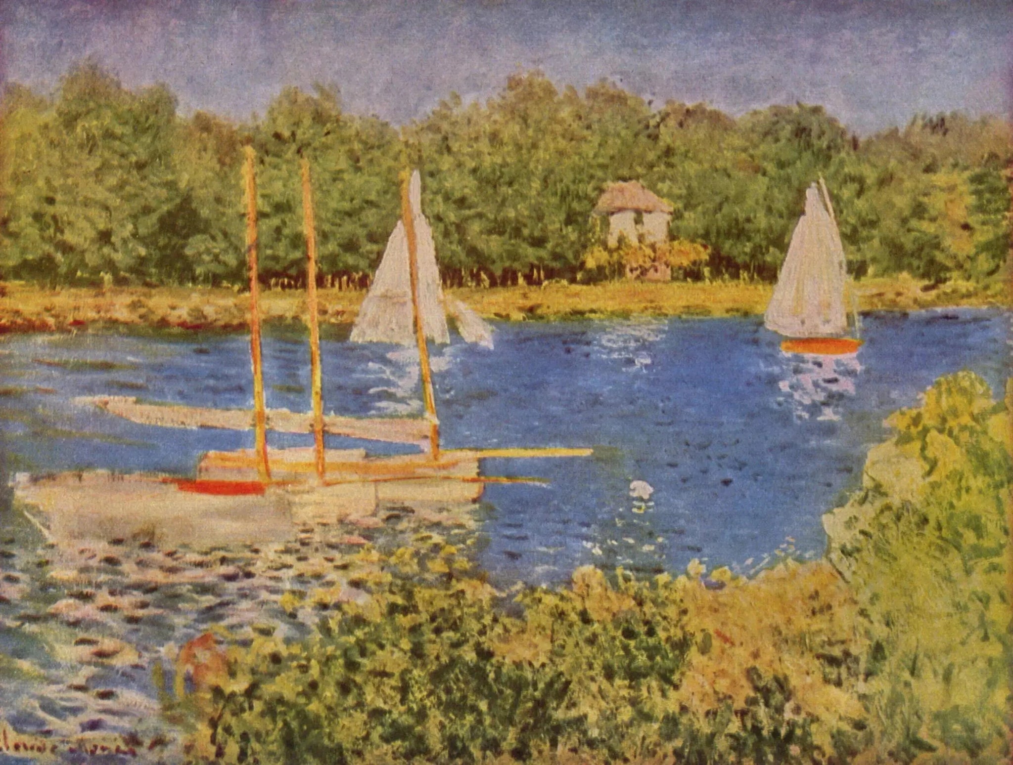Le Bassin d’Argenteuil W325 par Claude Monet, 1874, RISD Museum