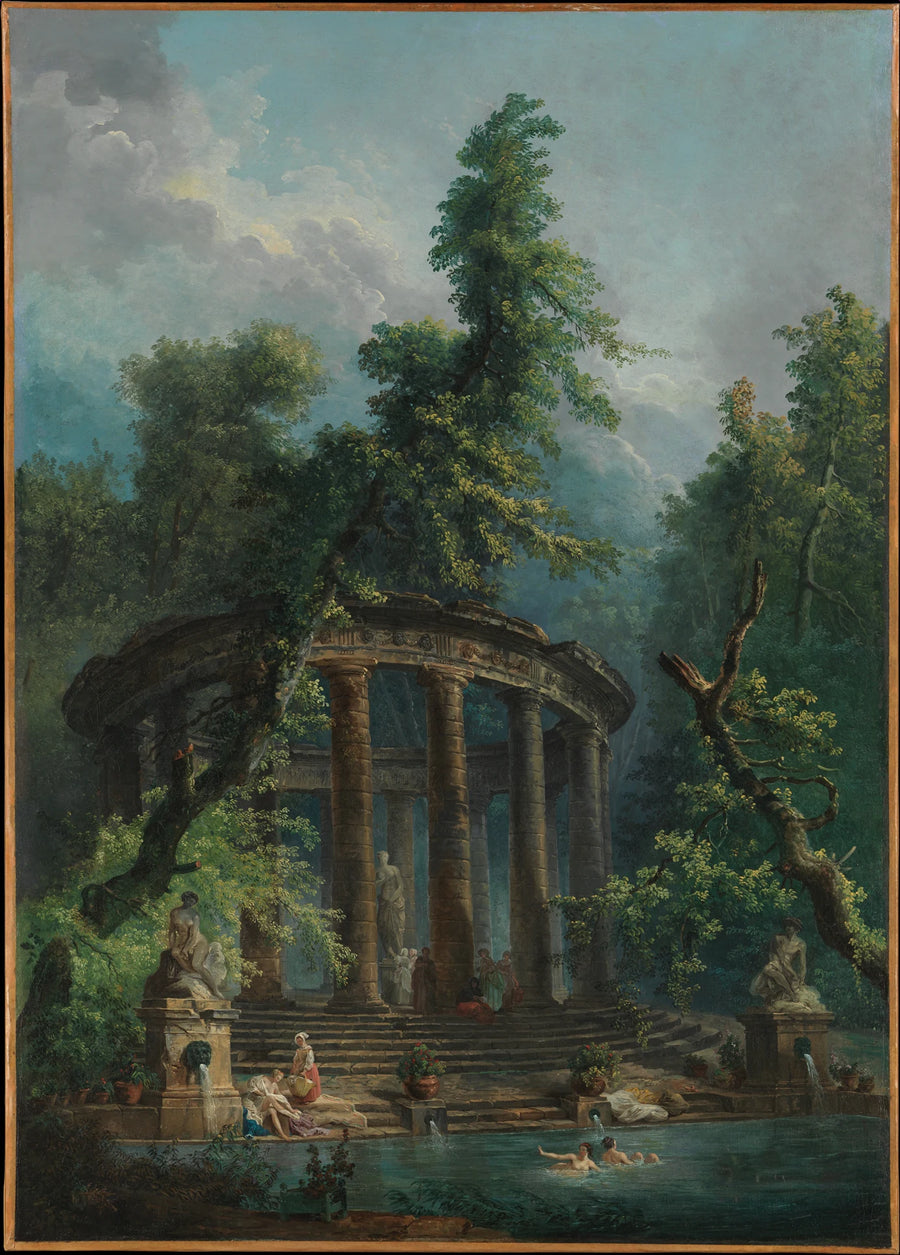 Le Bassin - Hubert Robert