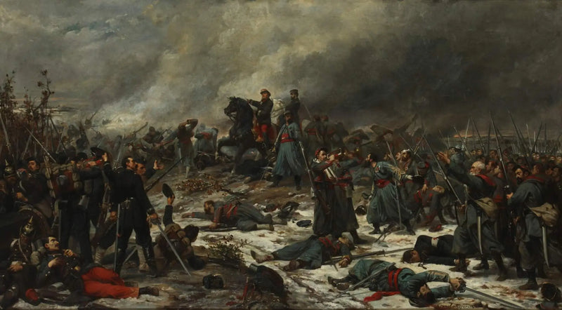 オーヴールの戦い、1871年1月10日 - リオネル・ロワイヤー

Source:
Bataille d'Auvours, le 10 janvier 1871 - Lionel Royer