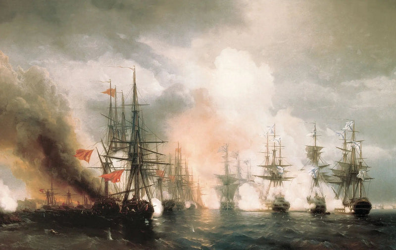 シノペの戦い - イワン・アイヴァゾフスキー

Source:
Bataille de Sinope - Ivan Aïvazovski
