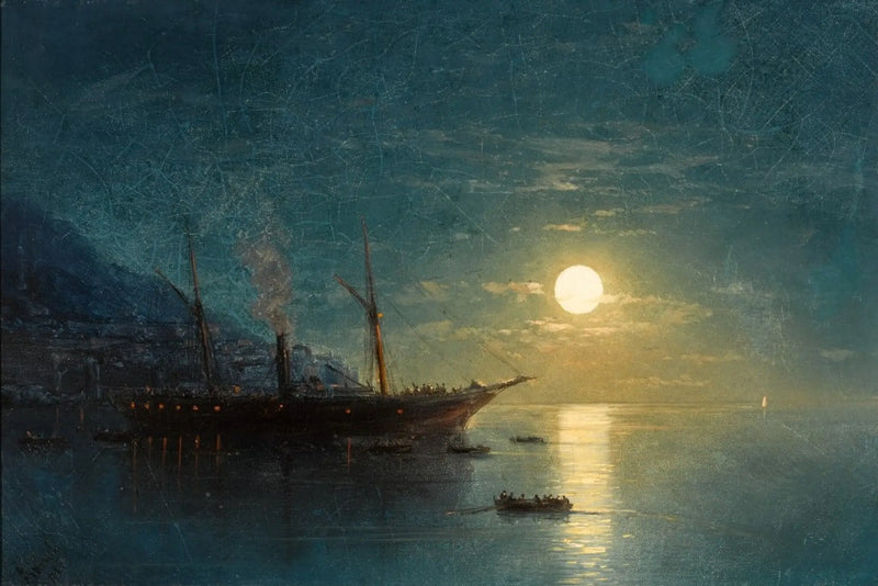 月明かりの夜の蒸気船 - イワン・アイヴァゾフスキー

Source:
Bateau à vapeur par une nuit de clair de lune - Ivan Aïvazovski