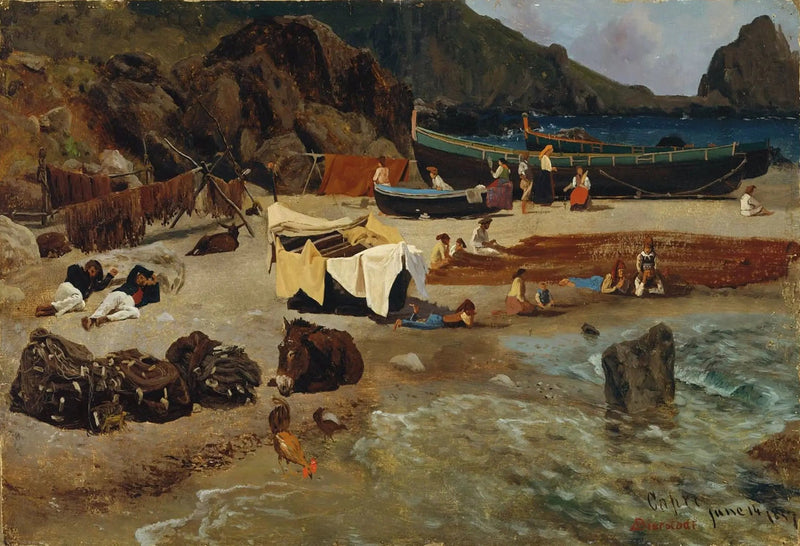 カプリの漁船 - アルバート・ビアシュタット

Source:
Bateaux de pêche à Capri - Albert Bierstadt