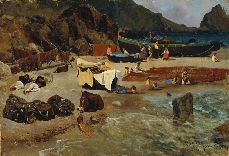 カプリの漁船 - アルバート・ビアシュタット

Source:
Bateaux de pêche à Capri - Albert Bierstadt