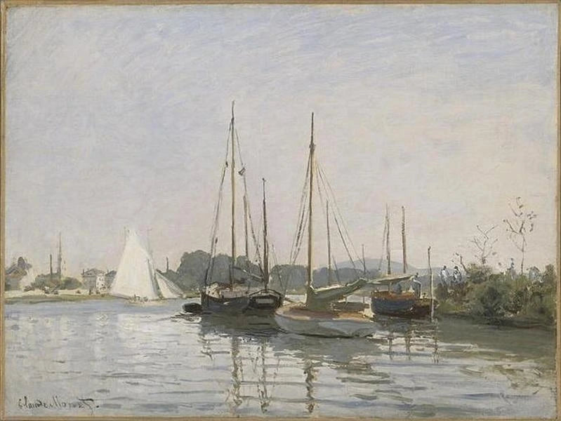 Bateaux de plaisance W229 par Claude Monet, musée d’Orsay