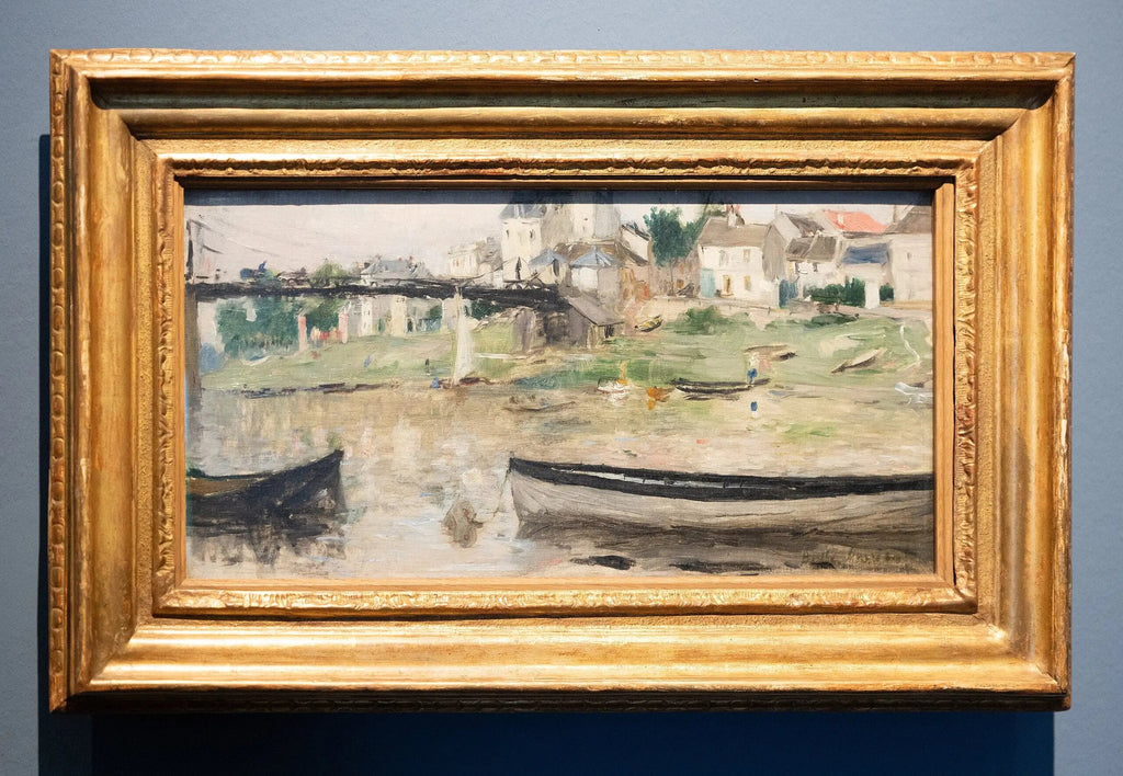 Bateaux sur la Seine - Berthe Morisot image 2 reproduction d’œuvre d’art à l’huile