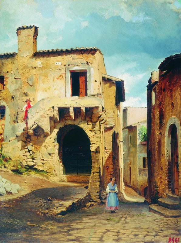 Bâtiments - Fyodor Bronnikov image 1 tableau peint à l’huile sur toile
