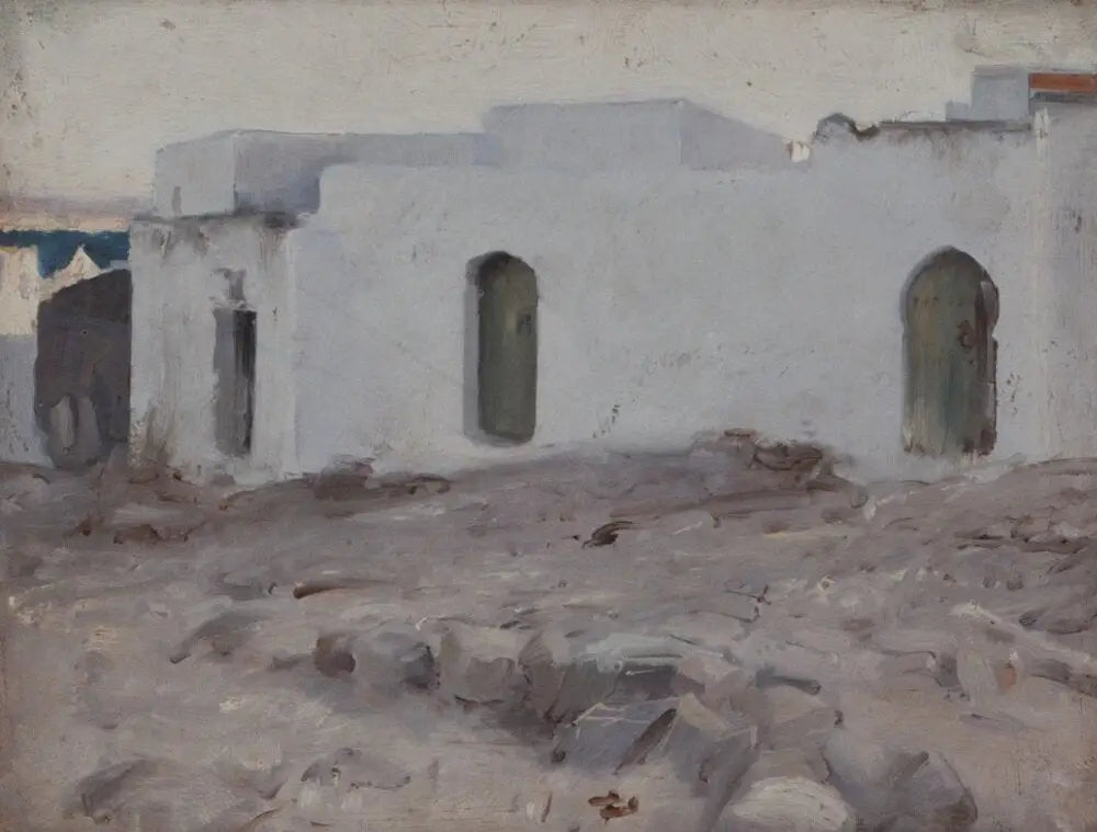Bâtiments mauresques par temps nuageux - John Singer Sargent image 1 tableau peint à l’huile sur toile