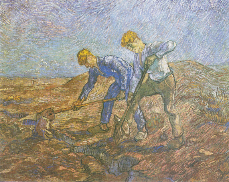鍬を使う人たち - Vincent van Gogh