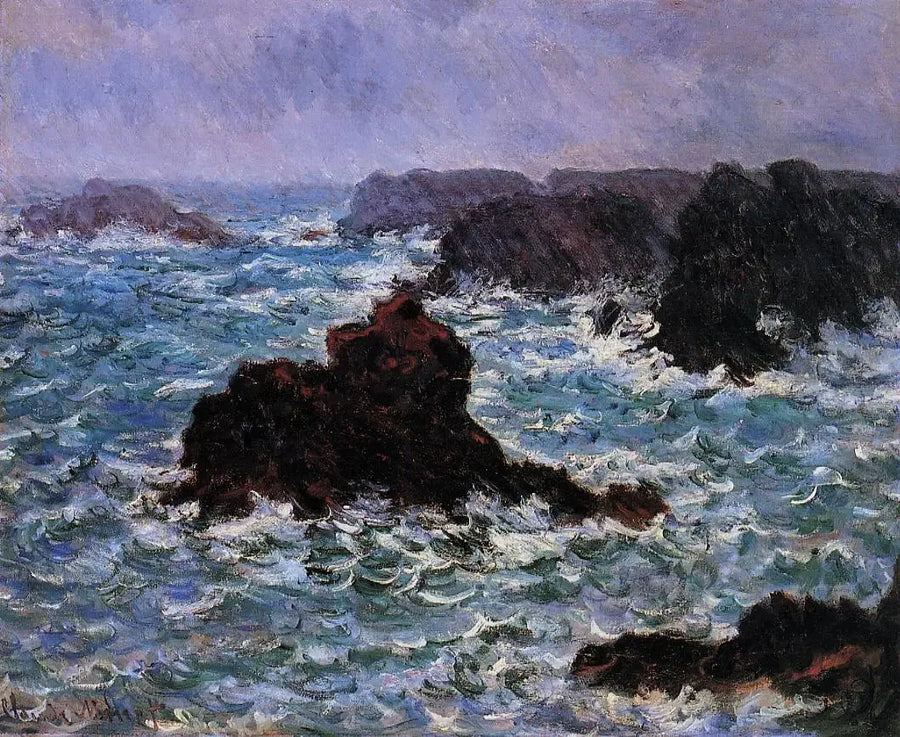 ベル＝イル、雨の効果 - クロード・モネ