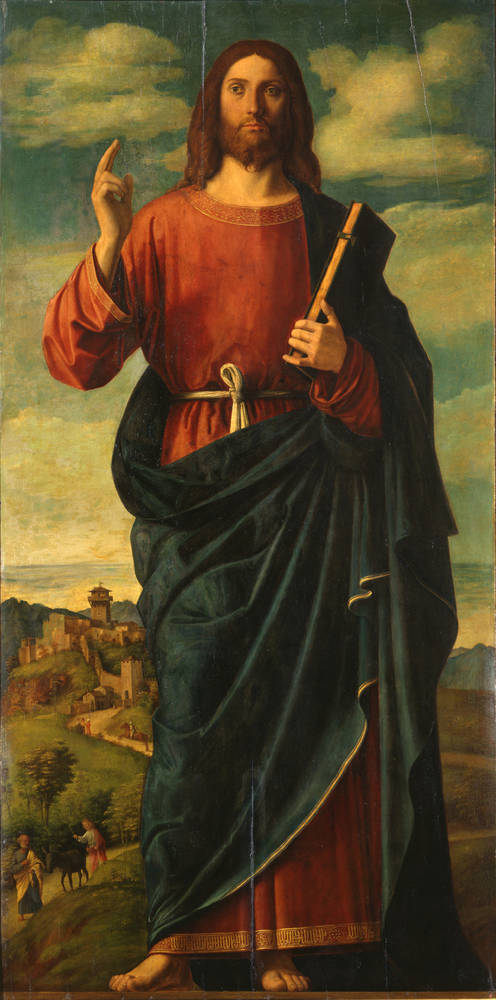 キリストの祝福 - チマ・ダ・コネリアーノ