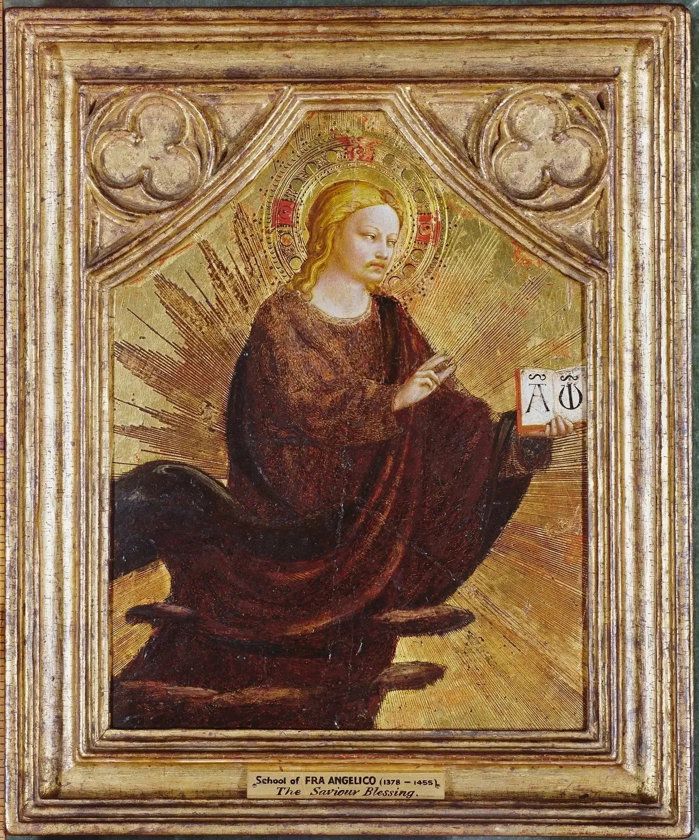 Bénédiction du Rédempteur - Fra Angelico image 1 reproduction artisanale de tableau